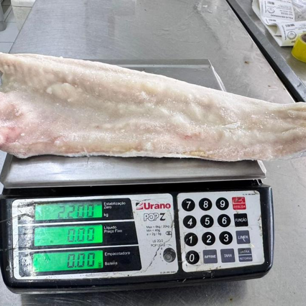 Filé de bacalhau dessalgado